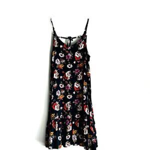 Art Class Black Floral Dress Lightweight